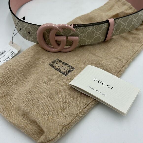 Women's Gucci GG Supreme, Marmont  belt size 90 centimeters/36 inches made Italy - Picture 3 of 8